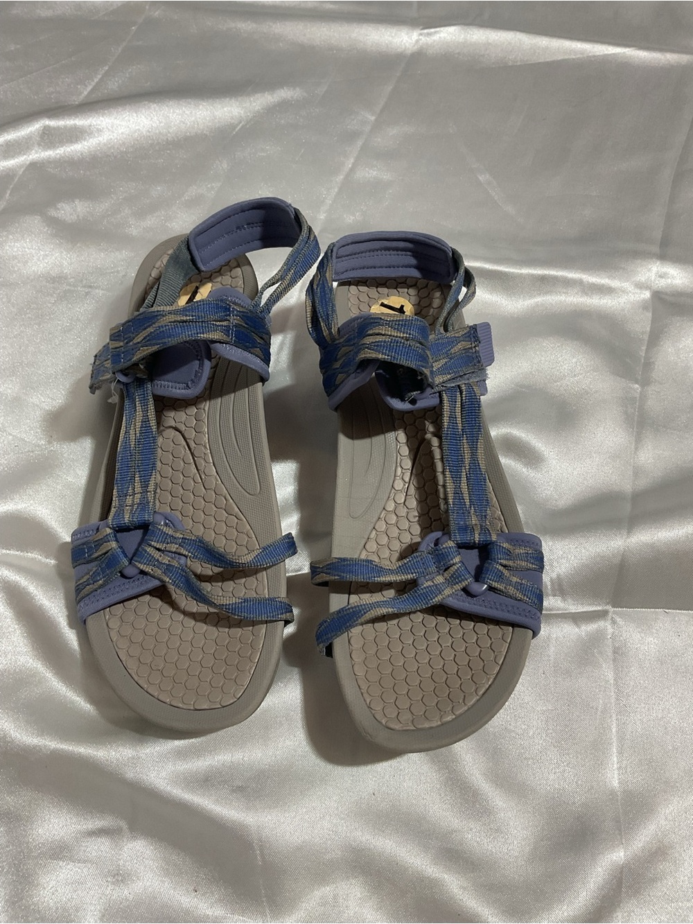 Women's Outdoor Sport Sandals - Blue Strappy Comfort